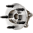 Rear, Driver or Passenger Side Wheel Hub, With Bearing, AWD
