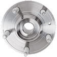 Rear, Driver or Passenger Side Wheel Hub, With Bearing, 5 x 4.5 in. Bolt Pattern, AWD