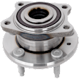 Rear, Driver or Passenger Side Wheel Hub, With Bearing, 5 x 4.5 in. Bolt Pattern, AWD