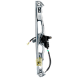 Front, Passenger Side Power Window Regulator, With Motor