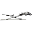 Front, Driver Side Window Regulator, Power, With Motor