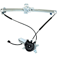 Front, Passenger Side Power Window Regulator, With Motor