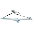 Front, Driver Side Power Window Regulator, With Motor