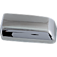 Passenger Side Mirror Cover, Chrome, Upper Cap, Towing