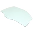 Front, Passenger Side Door Glass, Green Tint, Without Clips, Replaces NAGS No. DD09751 GTNN