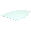 Front, Passenger Side Door Glass, Green Tint, Without Clips, Replaces NAGS No. DD09751 GTNN