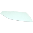 Front, Passenger Side Door Glass, Green Tint, Without Clips, Replaces NAGS No. DD09751 GTNN