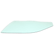 2008-2012 Ford Escape - Front, Driver Side Door Glass, Green Tint, Without Clips, 4-Door, Sport Utility, Replaces NAGS No. DD11260 GTNN