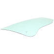 2007-2012 Lincoln MKZ - Front, Passenger Side Door Glasses, Green Tint, Without Clips, Replaces NAGS No. DD10919 GTNN