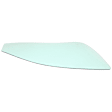2007-2012 Lincoln MKZ - Front, Passenger Side Door Glasses, Green Tint, Without Clips, Replaces NAGS No. DD10919 GTNN