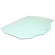 2000-2011 Ford Focus - Rear, Passenger Side Door Glass, Green Tint, Without Clips, Replaces NAGS No. DD09524 GTNN