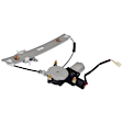 2009 Ford Escape XLT - Rear, Driver Side Power Window Regulator, With Motor