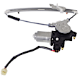 2009 Ford Escape XLT - Rear, Driver Side Power Window Regulator, With Motor