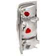 Driver and Passenger Side Halogen Tail Light, Without bulb(s), OE Replacement