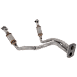 Front Catalytic Converter, Federal EPA Standard, 46-State Legal (Cannot ship to CA, CO, NY or ME), Direct Replacement Series, Direct Fit