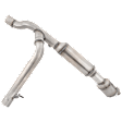 Front, Passenger Side Catalytic Converter, Federal EPA Standard, 46-State Legal (Cannot ship to CA, CO, NY or ME), RWD, Direct JC Whitney Series