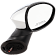 Passenger Side Mirror, Power Adjust, Manual Folding, Heated, Chrome, No Signal Light, No Memory, No Puddle Light, No Auto-Dimming, No Blind Spot Feature, Type 1