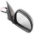 2014-2020 Fiat 500L - Passenger Side Mirror, Power, Manual Folding, Heated, Paintable, No Signal Light, No Memory, No Puddle Light, No Auto-Dimming, No Blind Spot Feature
