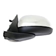 Driver Side Mirror, Power Adjust, Manual Folding, Heated, Chrome, No Signal Light, No Memory, No Puddle Light, No Auto-Dimming, No Blind Spot Feature