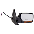 Passenger Side Mirror, Non-Towing, Power Adjust, Power Folding, Heated, Paintable, In-housing Signal Light, With memory, With Puddle Light, With Blind Spot Detection in Glass, 3.5L Engine