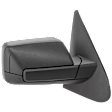 Passenger Side Mirror, Non-Towing, Power Adjust, Manual Folding, Heated, Textured Black, In-housing Signal Light, With memory, With Puddle Light, No Auto-Dimming, No Blind Spot Feature
