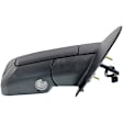 Passenger Side Non-Towing Mirror, Power Adjust, Manual Folding, Heated, Textured Black, No Signal Light, No Memory, With Puddle Light, No Auto-Dimming, With Blind Spot Glass