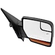 Passenger Side Mirror, Non-Towing, Power Adjust, Power Folding, Heated, Paintable, In-housing Signal Light, With memory, With Puddle Light, No Auto-Dimming, No Blind Spot Feature