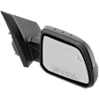 Passenger Side Mirror, Power Adjust, Heated, Manual Folding, Paintable, No Signal Light, No Memory, With Puddle Light, No Auto-Dim, With Blind Spot Detection in Glass