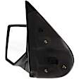 Driver Side Mirror, Power Adjust, Heated, Manual Folding, With 1 Chrome and 1 Textured Black Cap, No Signal Light, No Memory, With Puddle Light, No Auto-Dim, No Blind Spot Feature