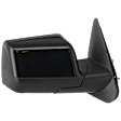 Passenger Side Mirror, Power Adjust, Non-Heated, Manual Folding, With 1 Chrome and 1 Paintable Cap, No Signal Light, No Memory, No Puddle Light, No Auto-Dim, No Blind Spot Feature