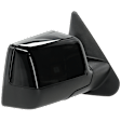 Passenger Side Mirror, Manual Adjust, Non-Heated, Manual Folding, With 1 Chrome and 1 Paintable Cap, No Signal Light, No Memory, No Puddle Light, No Auto-Dim, No Blind Spot Feature