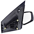 Passenger Side Mirror, Power Adjust, Manual Folding, Heated, Paintable, No Signal Light, With memory, With Puddle Light, No Auto-Dimming, No Blind Spot Feature