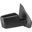 Passenger Side Mirror, Power Adjust, Heated, Manual Folding, Textured Black, In-housing Signal Light, No Memory, No Puddle Light, No Auto-Dim, No Blind Spot Feature