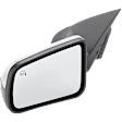 Driver Side Mirror, Power Adjust, Non-Folding, Heated, Chrome, No Signal Light, No Memory, No Puddle Light, No Auto-Dimming, No Blind Spot Feature
