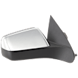 Passenger Side Mirror, Power Adjust, Non-Folding, Heated, Chrome, No Signal Light, No Memory, No Puddle Light, No Auto-Dimming, No Blind Spot Feature