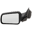 Driver Side Mirror, Power Adjust, Non-Heated, Non-Folding, With 1 Paintable and 1 Textured Black Cap, No Signal Light, No Memory, No Puddle Light, No Auto-Dim, No Blind Spot Feature