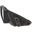 Driver Side Mirror, Power Adjust, Non-Heated, Non-Folding, With 1 Paintable and 1 Textured Black Cap, No Signal Light, No Memory, No Puddle Light, No Auto-Dim, No Blind Spot Feature