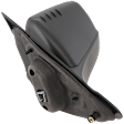 Driver Side Mirror, Power Adjust, Non-Heated, Non-Folding, With 1 Paintable and 1 Textured Black Cap, No Signal Light, No Memory, No Puddle Light, No Auto-Dim, No Blind Spot Feature