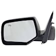 Driver Side Mirror, Power Adjust, Heated, Textured Black, Manual Folding, No Signal Light, No Blind Spot Feature, No Memory, No Puddle Light, No Auto-Dimming, without Spot Mirror