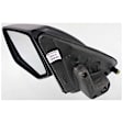 Driver Side Mirror, Power Adjust, Heated, Textured Black, Manual Folding, No Signal Light, No Blind Spot Feature, No Memory, No Puddle Light, No Auto-Dimming, without Spot Mirror