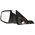 Driver Side Mirror, Power, Manual Folding, Heated, Chrome, No Signal Light, With memory, With Puddle Light, No Auto-Dimming, No Blind Spot Feature