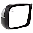 Driver Side Mirror, Power, Manual Folding, Heated, Chrome, No Signal Light, With memory, With Puddle Light, No Auto-Dimming, No Blind Spot Feature