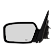 Driver Side Mirror, Power Adjust, Heated, Non-Folding, With 1 Paintable and 1 Textured Black Cap, No Signal Light, No Memory, No Puddle Light, No Auto-Dim, No Blind Spot Feature