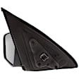 Driver Side Mirror, Power Adjust, Heated, Non-Folding, With 1 Paintable and 1 Textured Black Cap, No Signal Light, No Memory, No Puddle Light, No Auto-Dim, No Blind Spot Feature