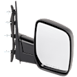 4-bolt mount, Passenger Side Mirror, Manual Adjust, Non-Heated, Manual Folding, Textured Black, No Signal Light, No Memory, No Puddle Light, No Auto-Dimming, No Blind Spot Feature