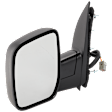 4-bolt mount, Driver Side Mirror, Power Adjust, Non-Heated, Manual Folding, Textured Black, No Signal Light, No Memory, No Puddle Light, No Auto-Dimming, No Blind Spot Feature