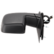 4-bolt mount, Driver Side Mirror, Power Adjust, Non-Heated, Manual Folding, Textured Black, No Signal Light, No Memory, No Puddle Light, No Auto-Dimming, No Blind Spot Feature