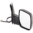 4-bolt mount, Passenger Side Mirror, Power Adjust, Non-Heated, Manual Folding, Textured Black, No Signal Light, No Memory, No Puddle Light, No Auto-Dimming, No Blind Spot Feature