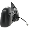 4-bolt mount, Passenger Side Towing Mirror, Power Adjust, Non-Heated, Manual Folding, Textured Black, No Signal Light, No Memory, No Puddle Light, No Auto-Dimming, No Blind Spot Feature