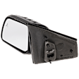 Driver Side Mirror, Power Adjust, Heated, Manual Folding, Paintable, In-housing Signal Light, No Memory, With Puddle Light, No Auto-Dim, With Blind Spot Detection in Glass
